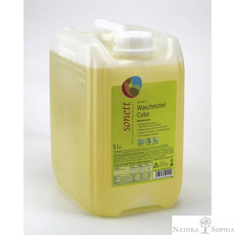 Sonett Folyékony mosószer színes ruhához - menta és citrom 5 liter